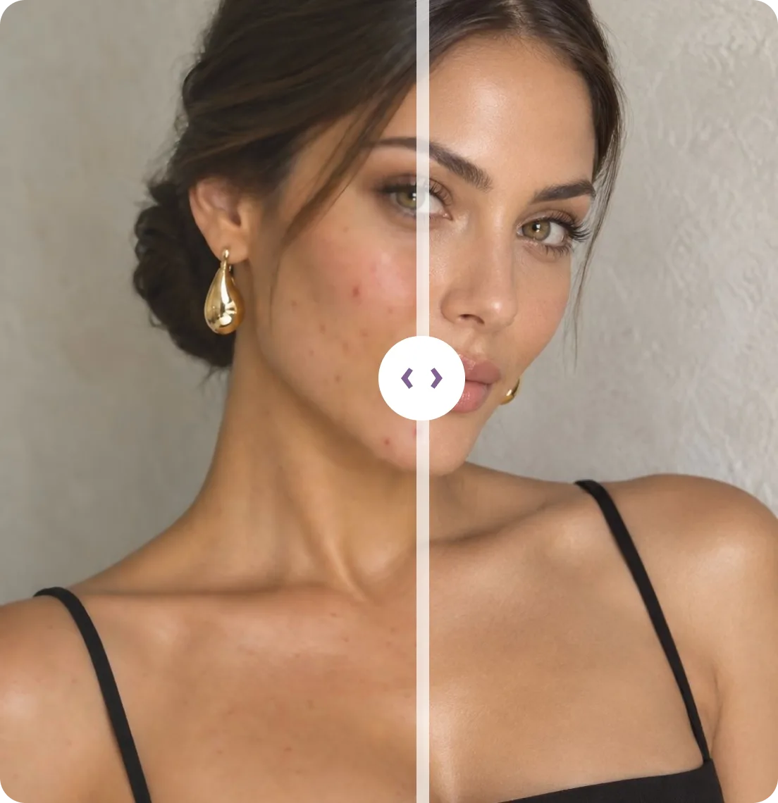 Photo Enhance before and after